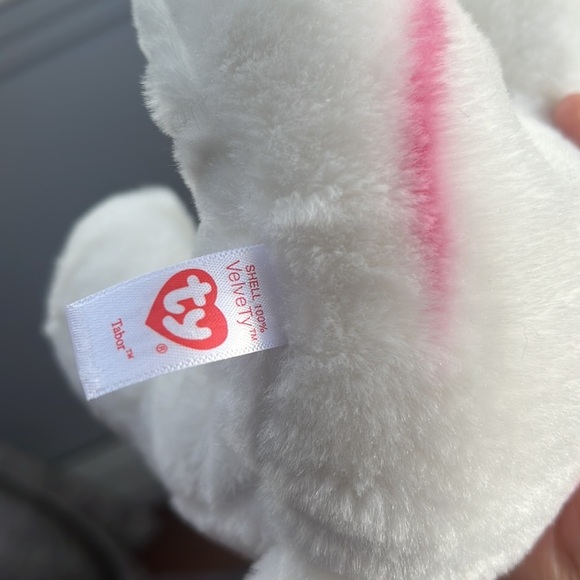 Ty tabor tiger beanie babies pink and white fluffy stuff animal tiger ty 2016 - Picture 9 of 11